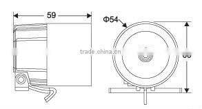 DC 12V,24V car buzzer ,CE ROHS