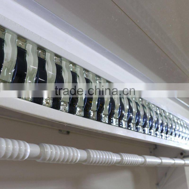 Wall mounted Metal and wooden display hanging rack