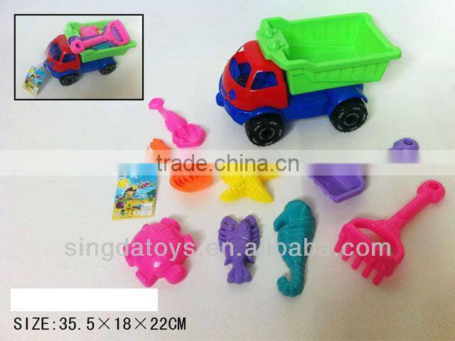 Summer beach set baby toy ( van, fork, shovel...)