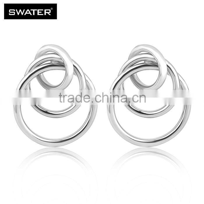 New Products 2016 Innovative Product Loopy Teardrop Latest Gold Earring Designs