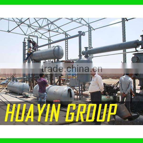 Zero emission fractional distillation to get diesel