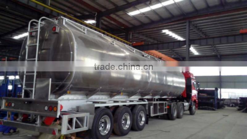 50,000L Aluminum Alloy Fuel Tank Semi-trailer