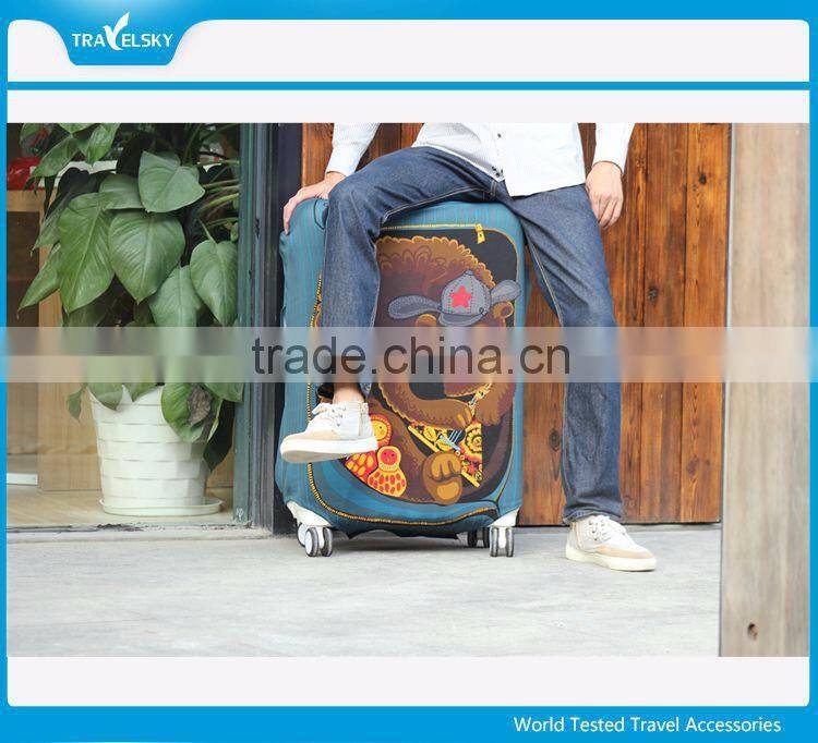 Customized clear transparent luggage cover on sale