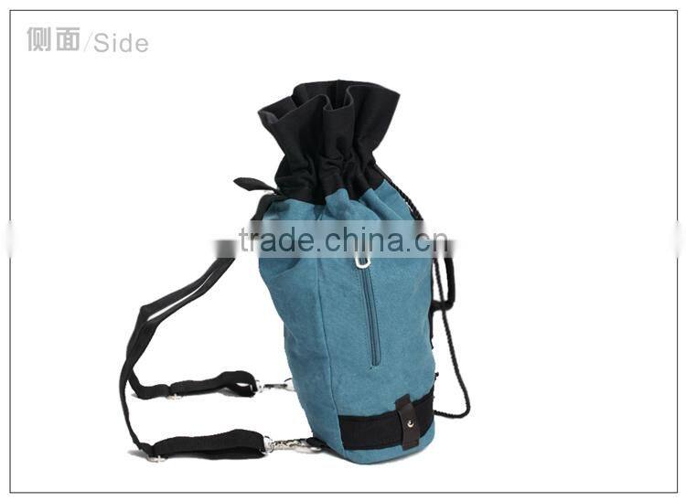 Casual Denim bags,waxed cotton canvas travel bag,Canvas bag with Thick Rope Handle