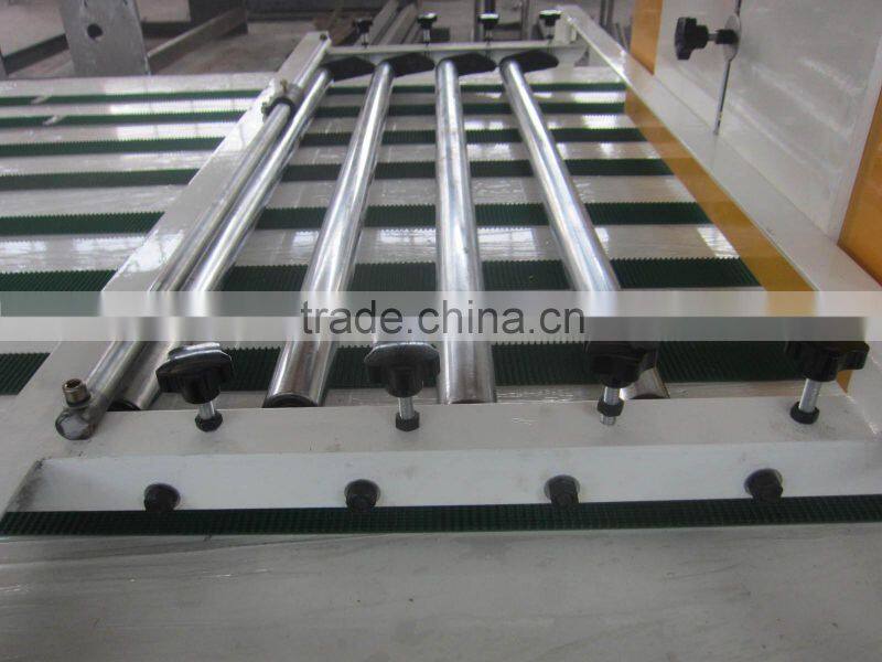 Easy operation vertical semiautomatic carton boxes folder gluer