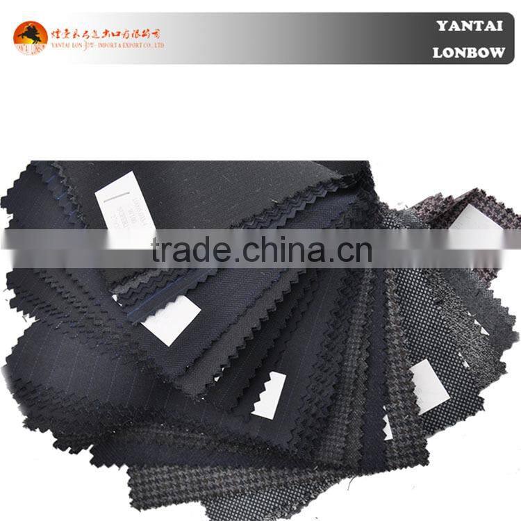 solid color wool cashmere fabric for men's suit