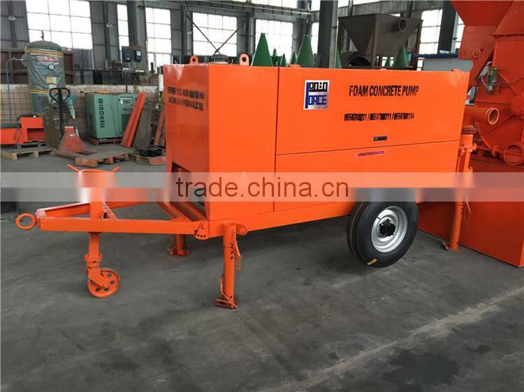 concrete pump for foam concrete slurry