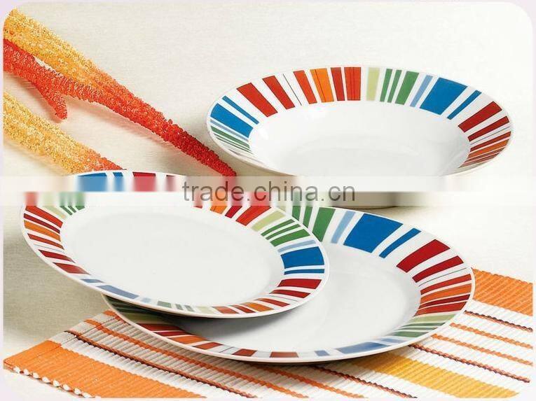 Ceramics super white dinnerware sets hongshun porcelain