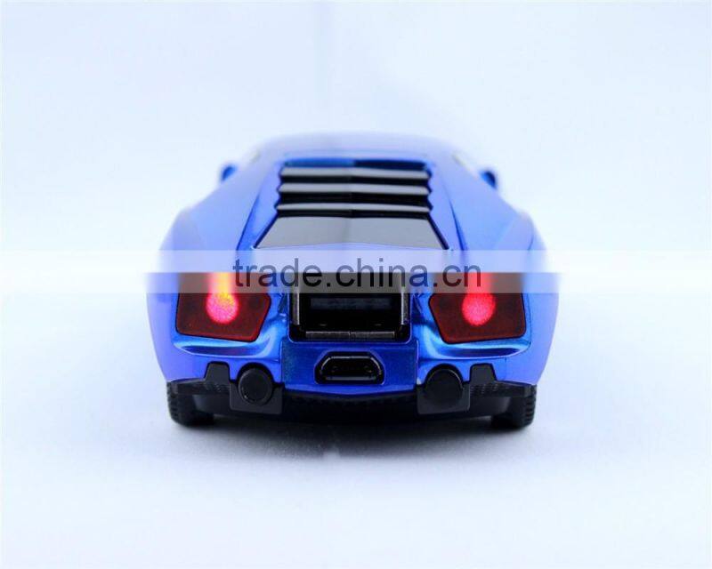 wholesale cell phone accessories novelty cute portable Car Shape Power Bank 5200mAh 2 Car Headlamp LED Torch