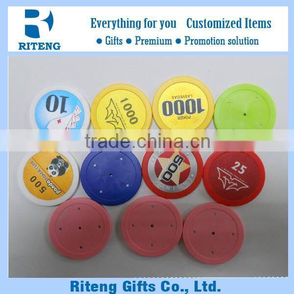 Factory Customized Personalized Unique Poker Chips