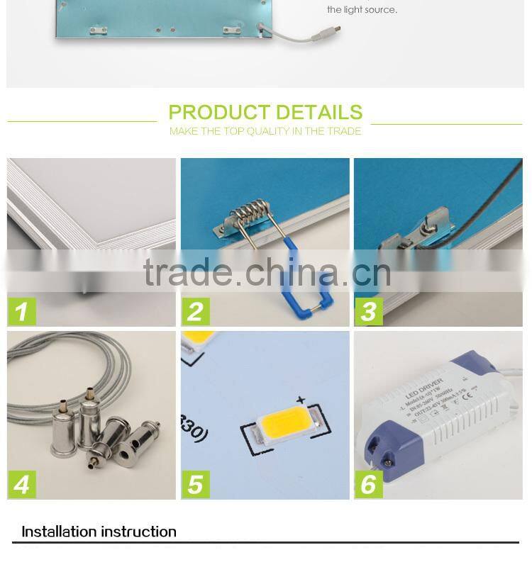 600x600LED panel light for commercial lighting