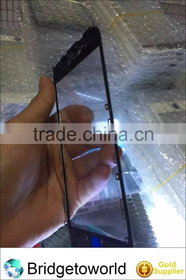 Outer Glass with Middle Frame Bezel Front Glass Lens with Frame For iPhone6S 6S plus