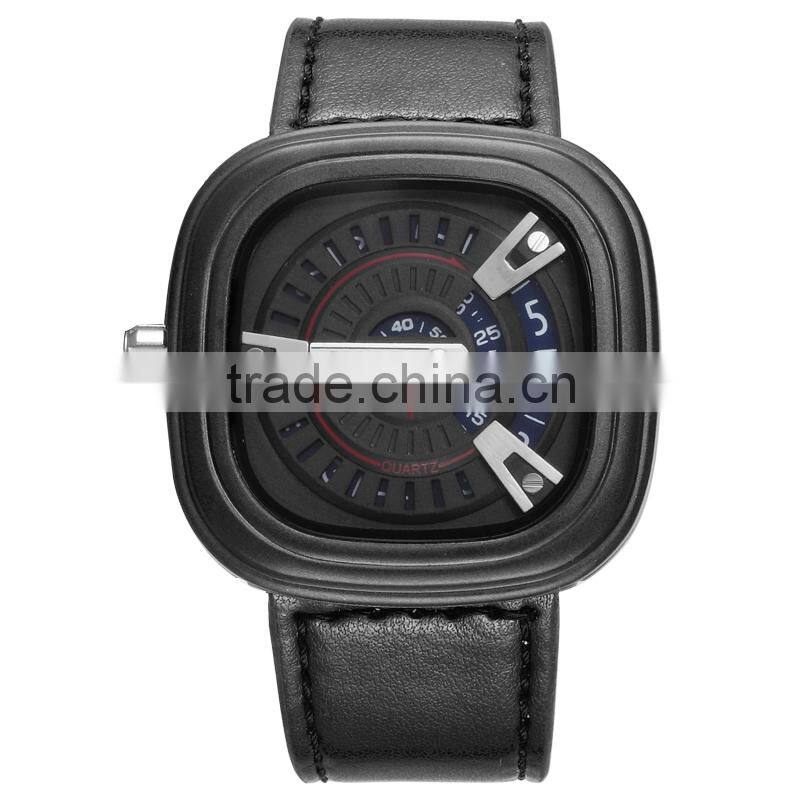 Chinese wholesale skone leather watch men waterproof
