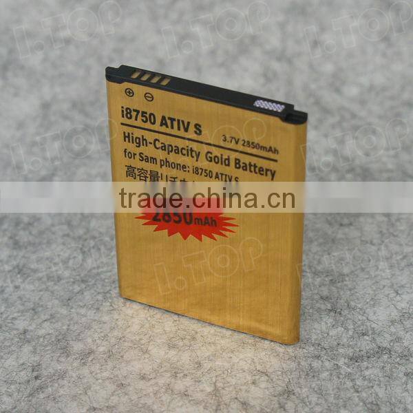 High Capacity Gold battery for Samsung i8750 ATIV S