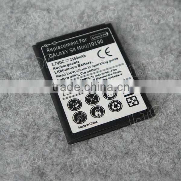 2500mAh Cell Phone battery for Samsung S4 mini i9190