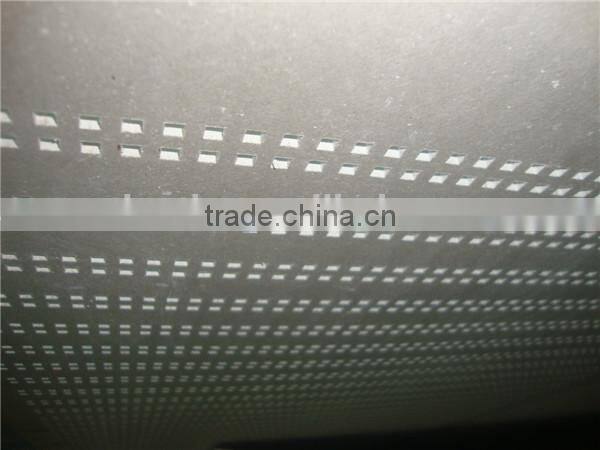 acoustic plasterboard with round hole