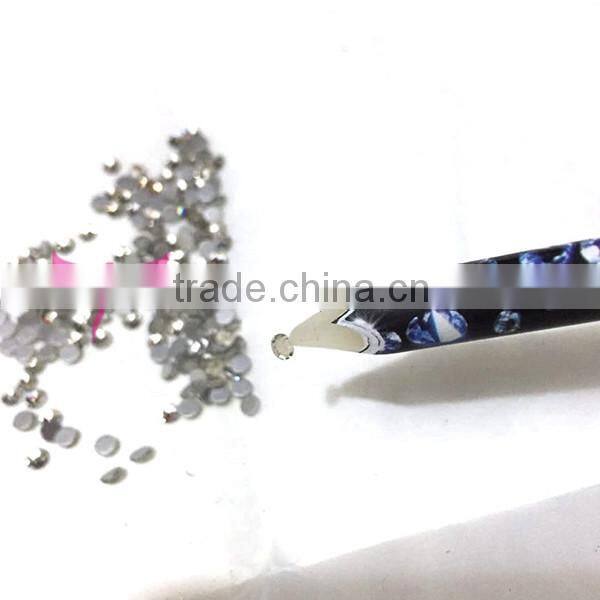 Easam new colorful wax nail pen used for pick up nail rhinestone