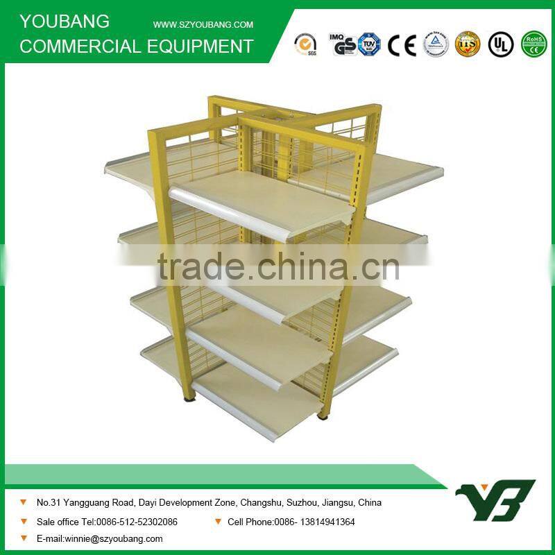 high quality metal supermarket shelf