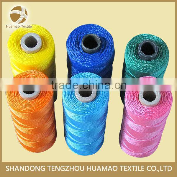 210D good teancity twisted wholesale colorful pp twine