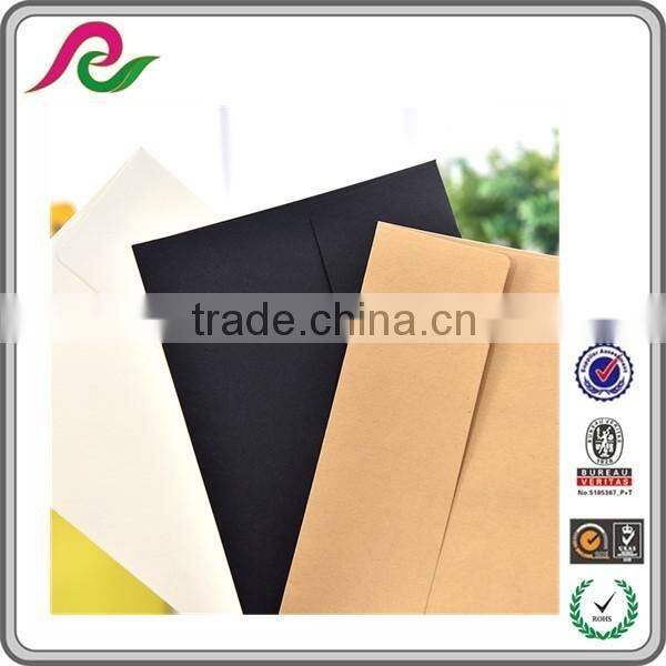 Brown kraft paper envelopes custom size and shape gift envelopes with logo printing