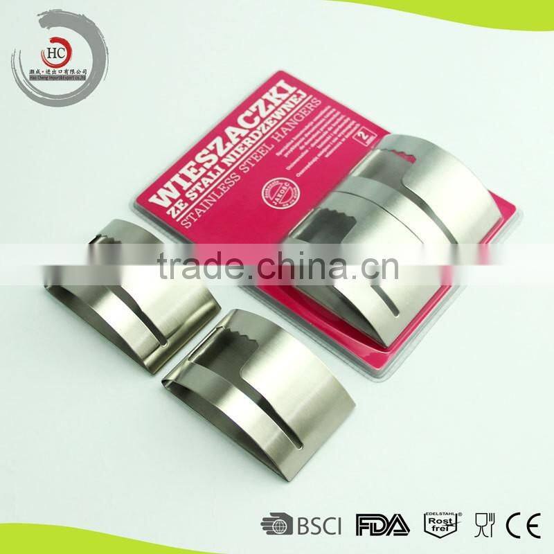 P shape stainless steel towel hanger towel holder towel rail for bathroom HC-SH23