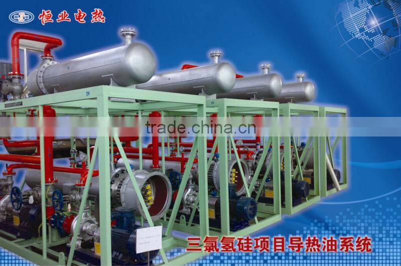 horizontal heating Thermal Oil electric Heater