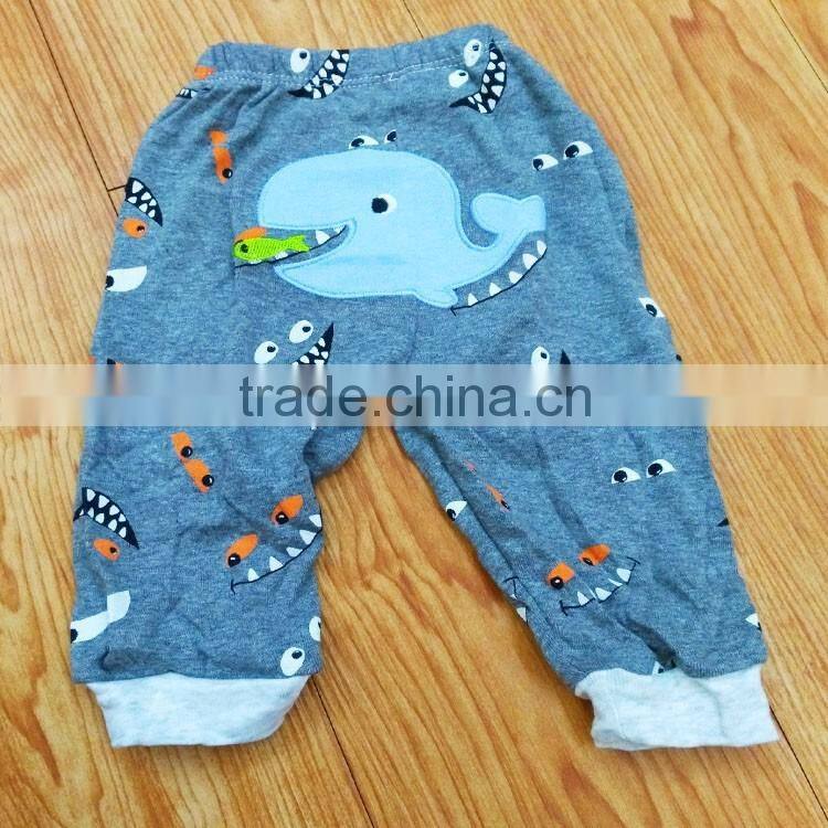 Salable100% cotton new pattern baby leggings