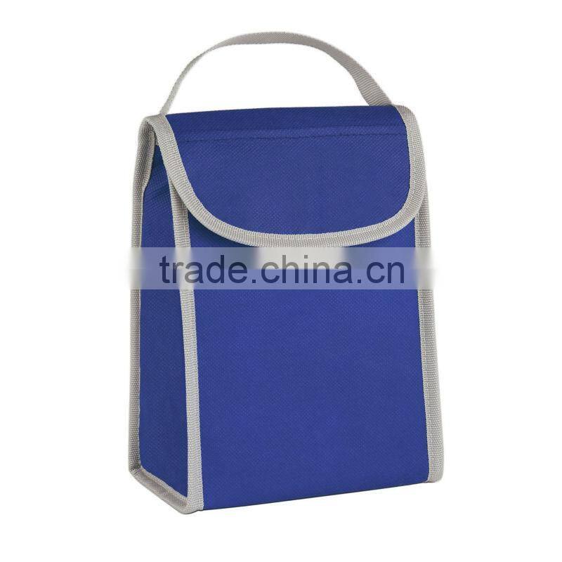 Non-Woven Folding Identification Lunch Bag- Red