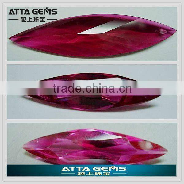 Beautiful Marquise Synthetic Corundum