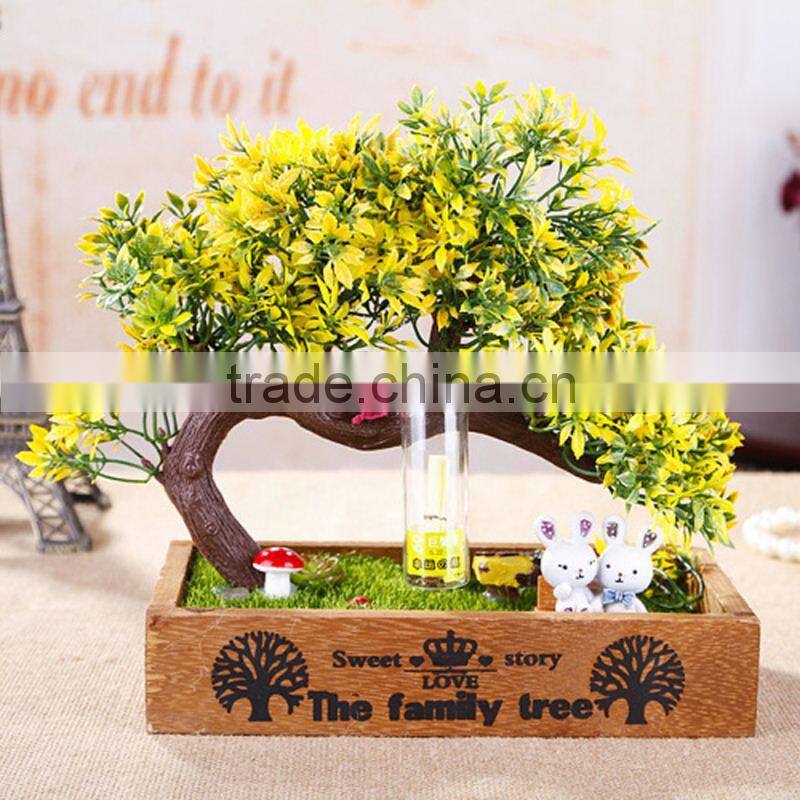 Fashion corporate gift items fairy garden decor medical gift , tin door gift