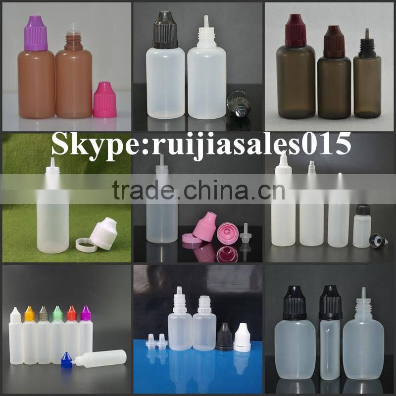 Plastic 30ml unicorn bottles for e liquid 15 ml PE pen shape dropper bottles