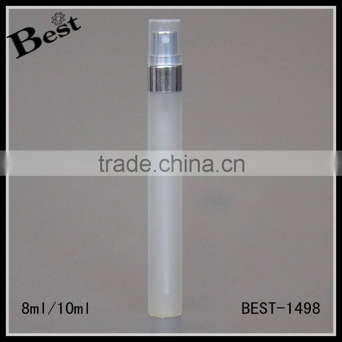 5ml 10ml clear black frosted refillable perfume atomizer spray bottle