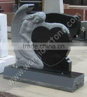 Granite European Angel Winged Monument