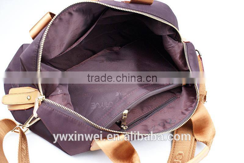 Italy style fashion upscale nylon woman bag, high-end european satchel