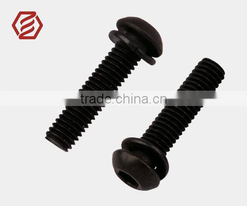 Bolt or screw and washer assemblies with washers