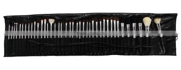 Professional 40pcs Silver Handle Brushes Leather Bags Making Tools