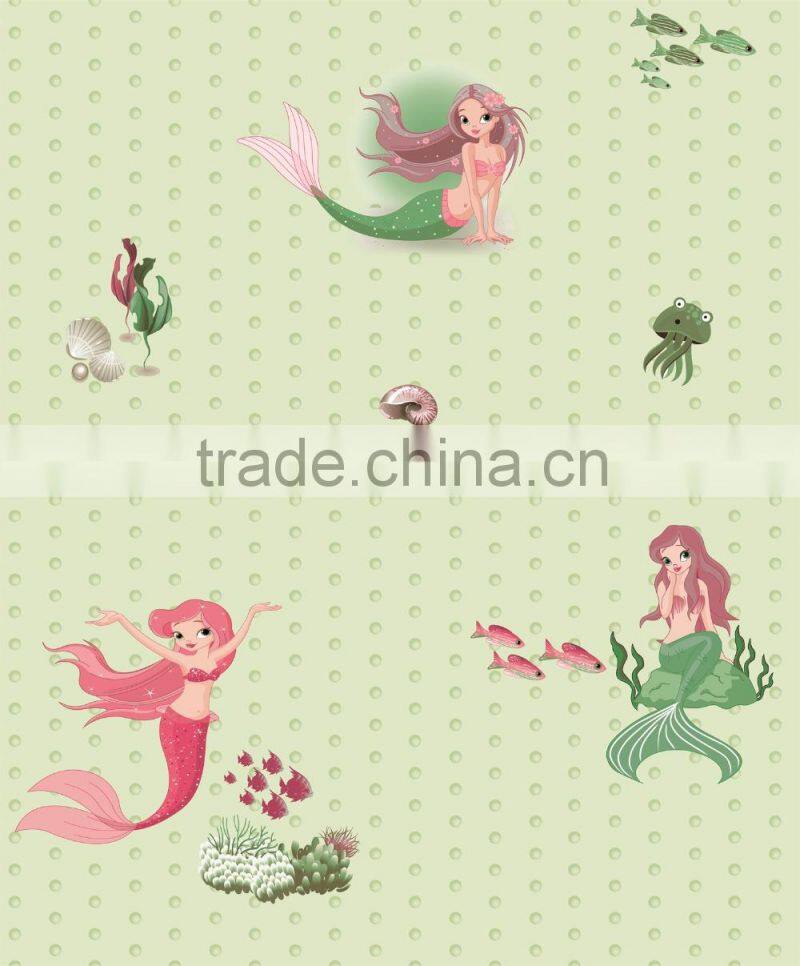 import mermaid kids vinyl wallpaper price
