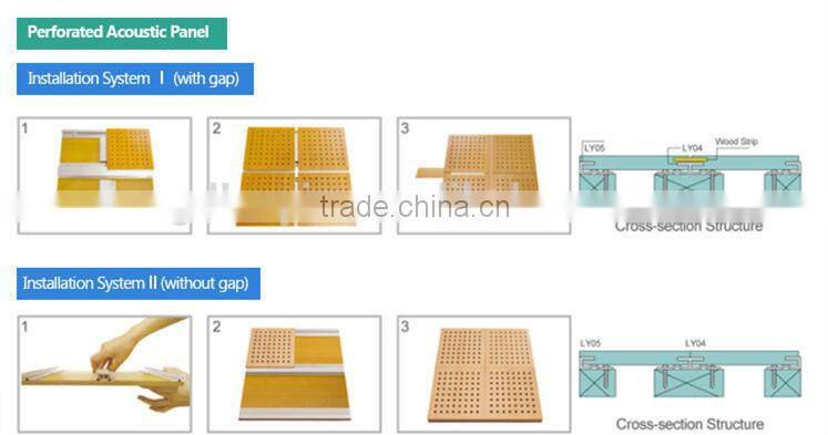 12mm gypsum decorative sheet metal panels perforated board
