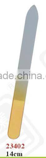 nice glass nail file with spurted sand