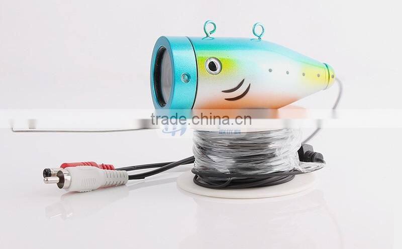 30M(100FT) 1000TVL 12 White Light 7" TFT Color LCD Underwater Fishing Camera Fish Finder Video Camera 30m Cable DVR Recorder