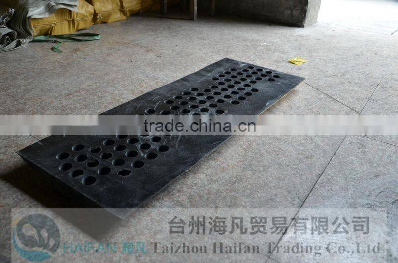 1000*380*50mm High quality hot sell rubber speed hump for crossing/heavy strength rubber speed hump used on road for safety