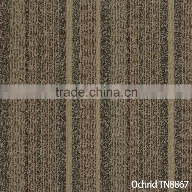 Removable 100%Nylon Washable Carpet Tiles50x50cm with PVC Backing Many Carpet Tiles Patterns