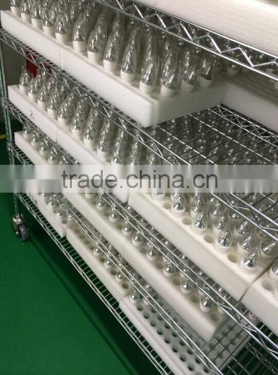 TIWIN 4W LED candle 5700K flame white body with CE,RoHS&TUV certification