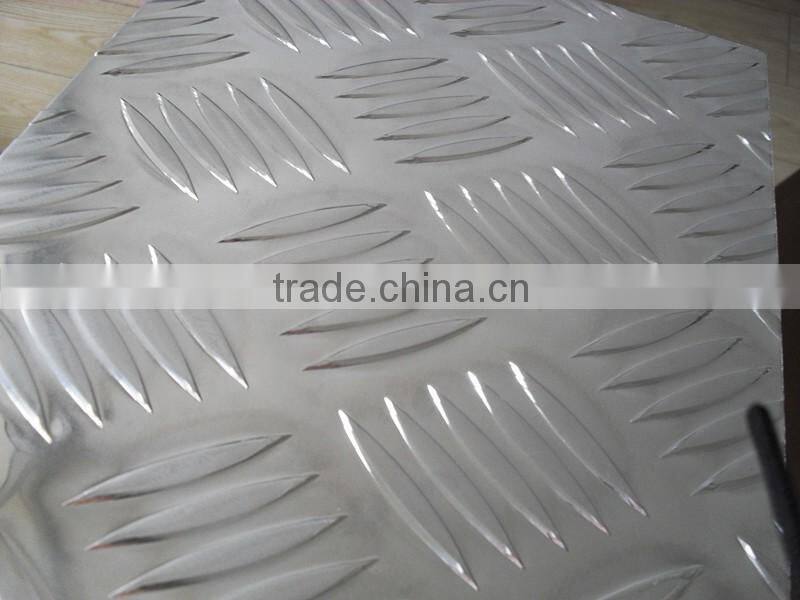 hot sale grade 1060 h24 embossed aluminum plate for non-slip