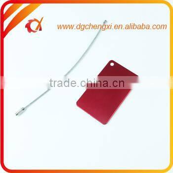 2016 Fashion Metal Luggage Tag with Airplane Shape