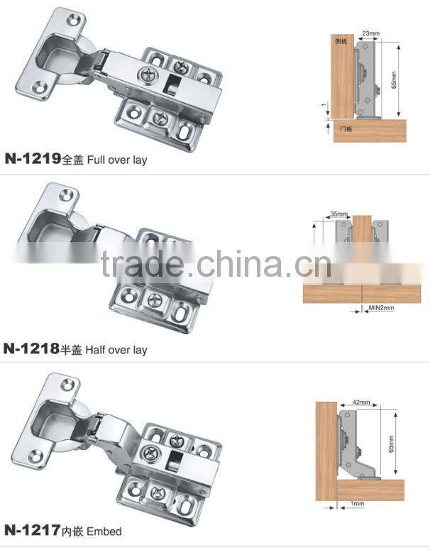 Brass hinges,self closing hinge, hydraulic damper hinge for cabinet/wardrobes (N121)