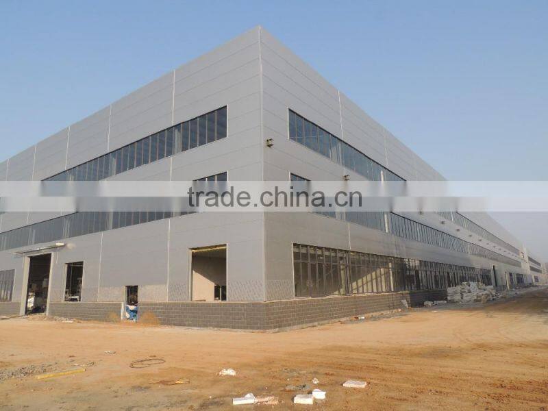 steel structure low cost prefab factory building