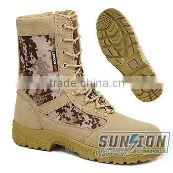 Military standard Tactical Boots adopt full-grain waterproof leather ,Top Quality Hunting Boots