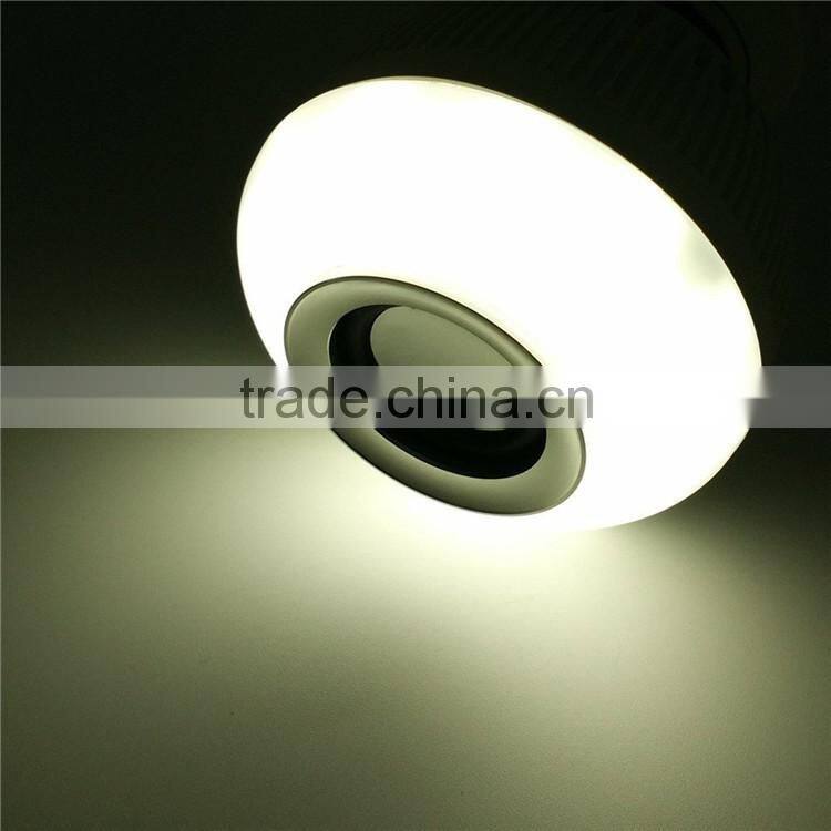 Portable wireless blurtooth LED light muisc blub stereo with ajustable brightness
