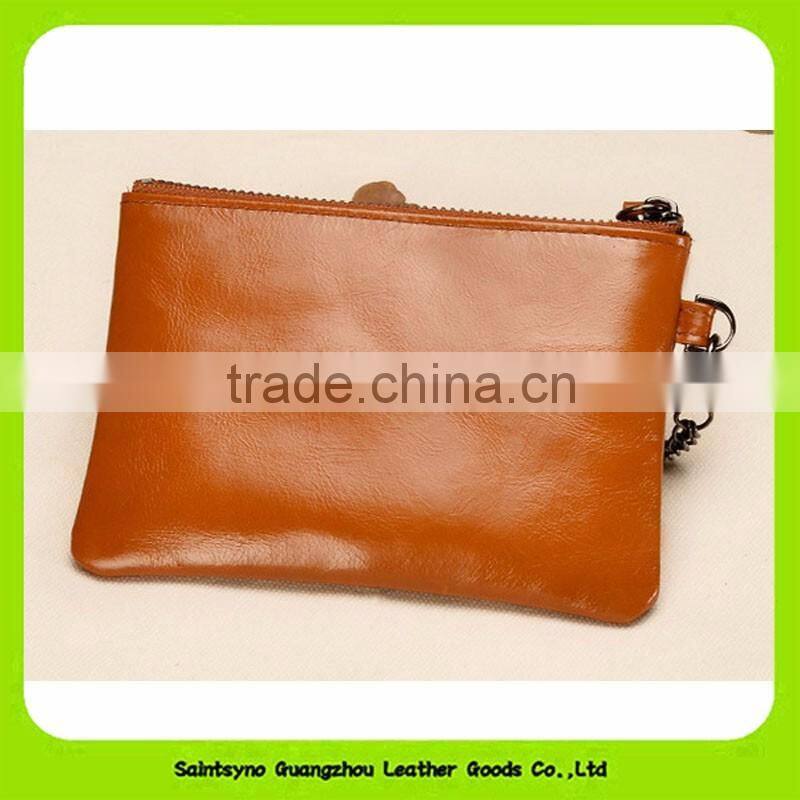 16123 High quality handmade real Leather coin purse